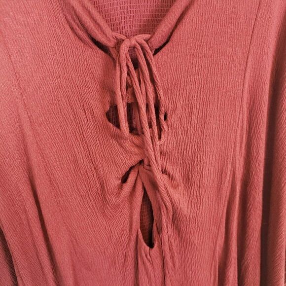 Green Dragon Swim Cover Up Red Maroon S Oversized Tunic - Picture 5 of 10